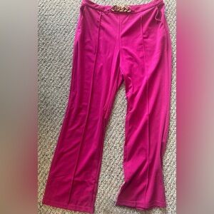 SHEIN Pink Wide-Leg Pants